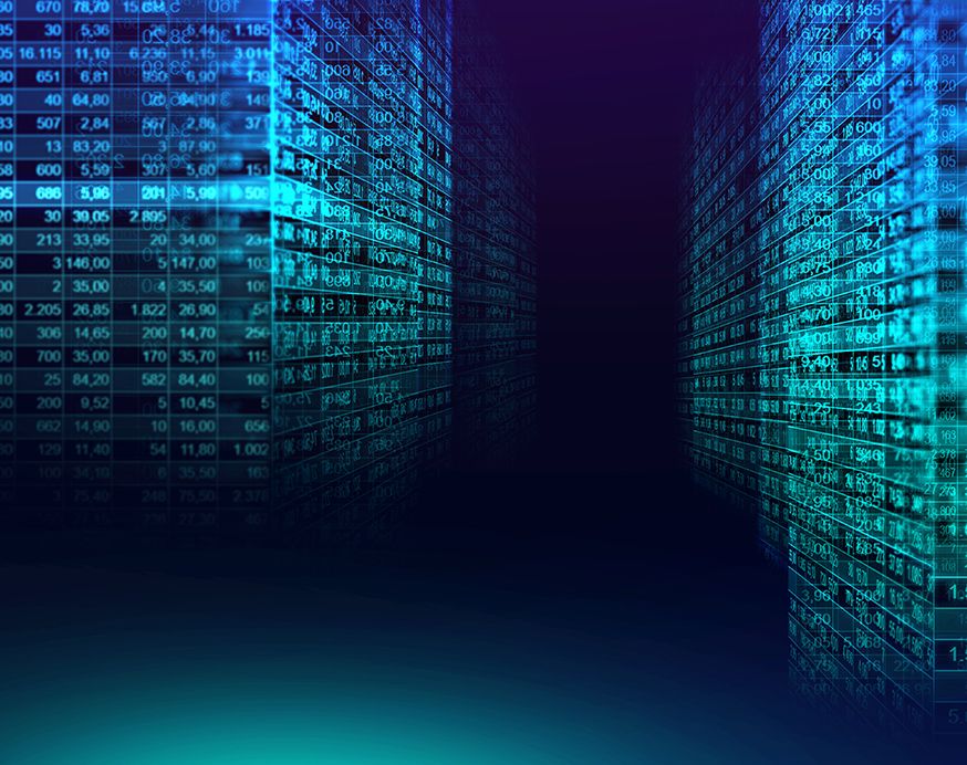 futuristic digital lines