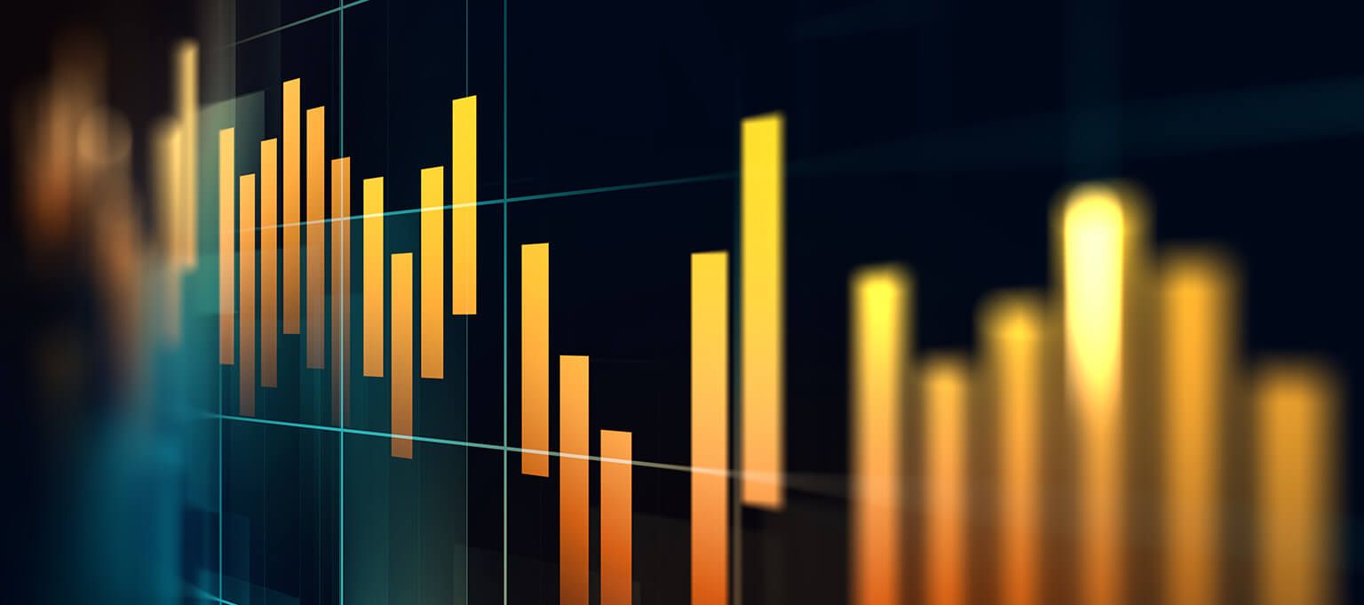 Abstract image of financial Graph