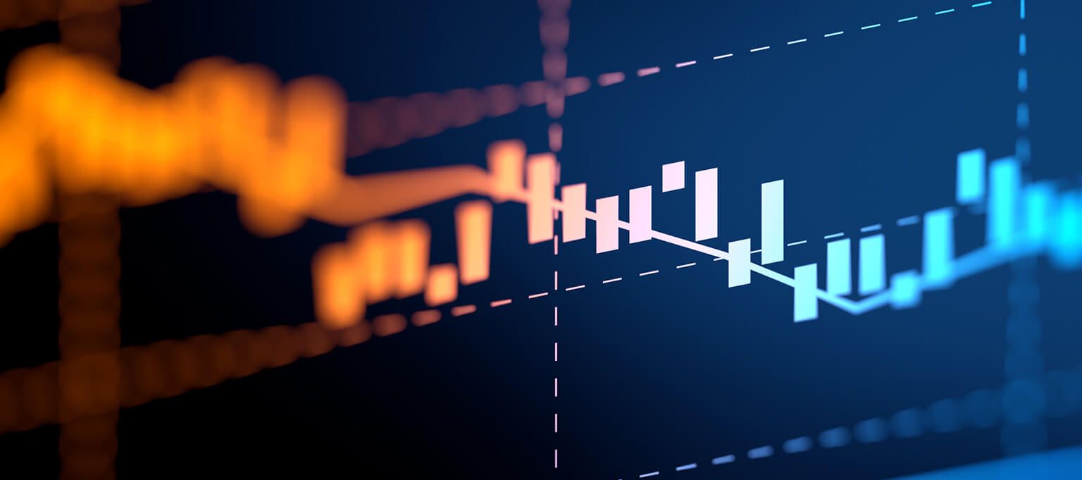 Binary numbers on blue background