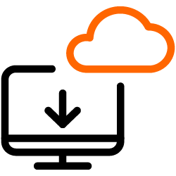 Cloud computing icon