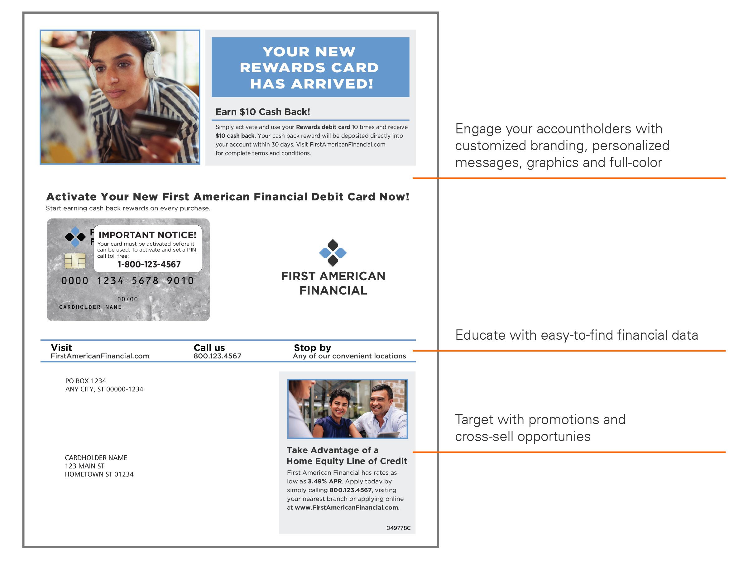 print on demand card