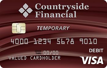 Temporary debit card