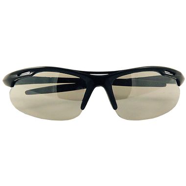 Slot Safety Glasses, Black Frame, Indoor-Outdoor Lens #11020 at Galeton