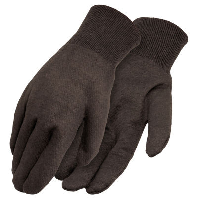 brown jersey gloves