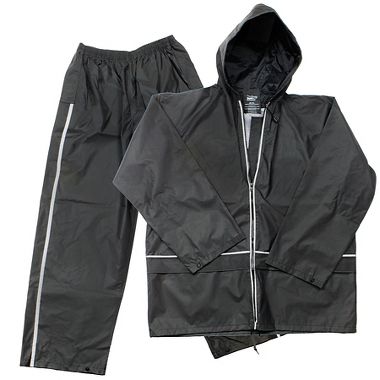 Repel Rainwear™ Reflective 0.20mm Nylon & PVC Rain Suit #12244 at Galeton