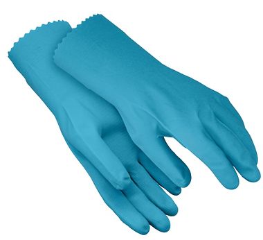 Latex Canners Gloves, Unlined, Blue #6052 at Galeton