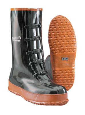 rubber boots with buckles