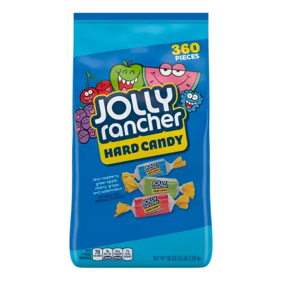 JOLLY RANCHER Original Flavors Hard Candy, 80 oz bag, 360 pieces