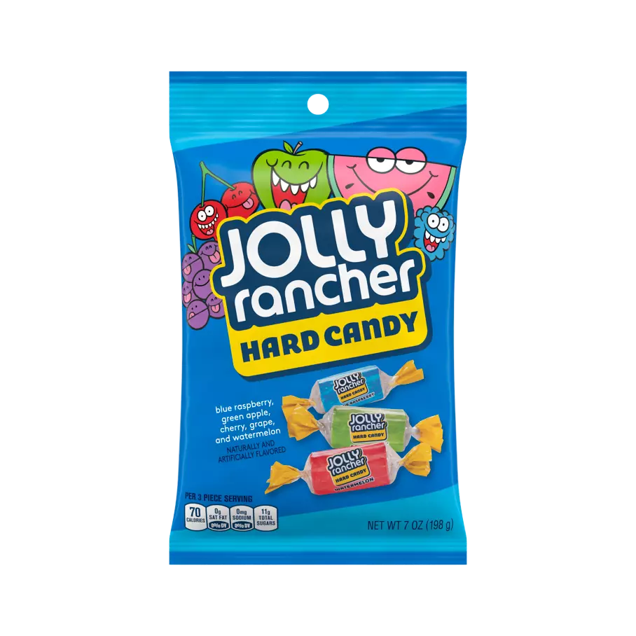 JOLLY RANCHER Original Flavors Hard Candy, 7 oz bag - Front of Package