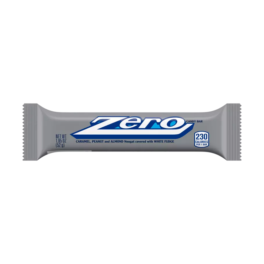 ZERO Candy Bar, 1.85 oz - Front of Package
