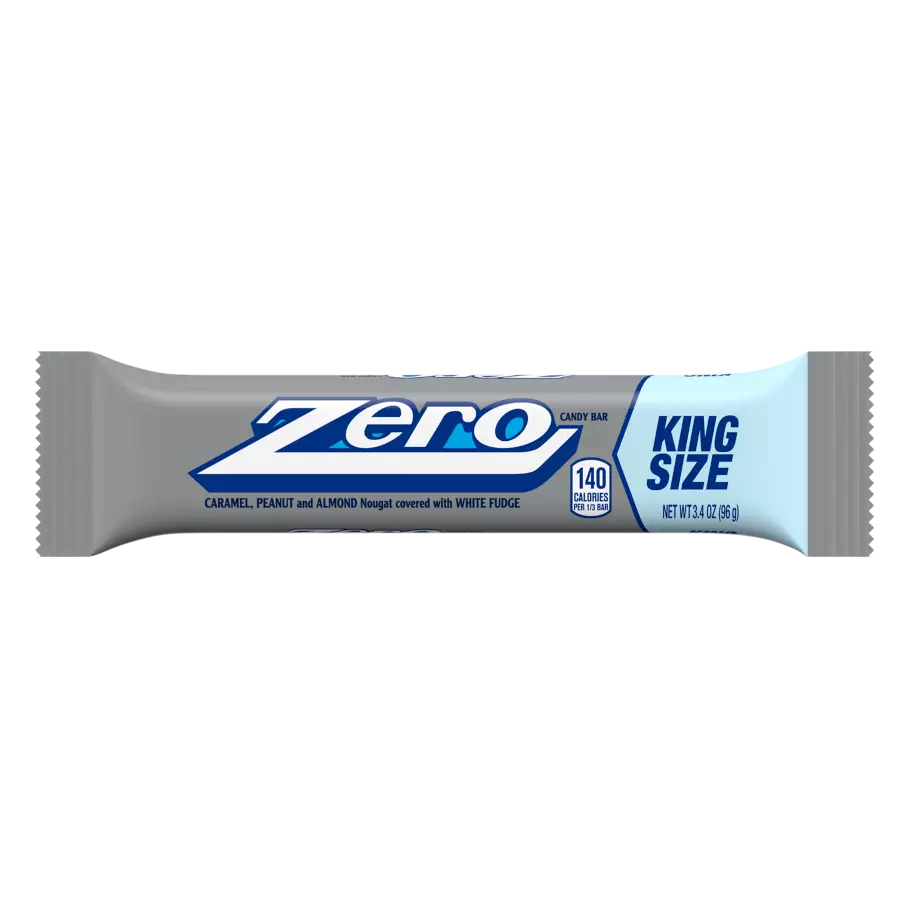 ZERO King Size Candy Bar, 3.4 oz - Front of Package