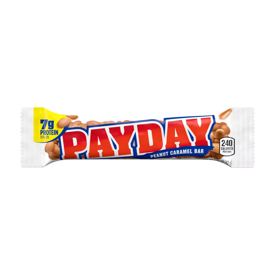 PAYDAY Peanut and Caramel Candy Bar, 1.85 oz - Front of Package
