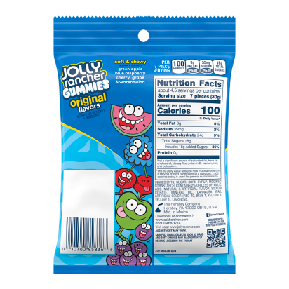 JOLLY RANCHER Gummies Original Flavors, 5 oz bag