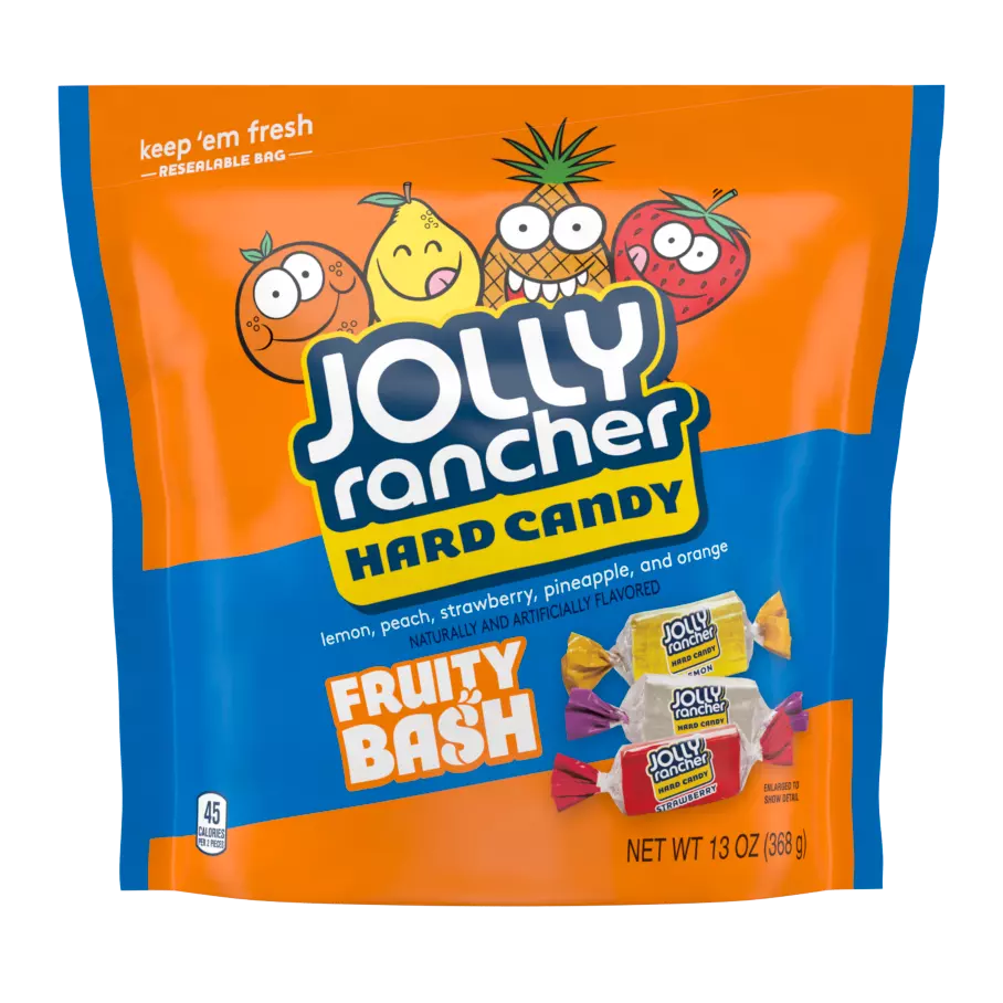 Jolly Rancher Hard Candy, Individually Wrapped, Bag Assorted Fruit Flavored