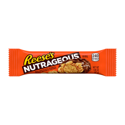 REESE'S NUTRAGEOUS Milk Chocolate Peanut Butter Candy Bar, 1.66 oz