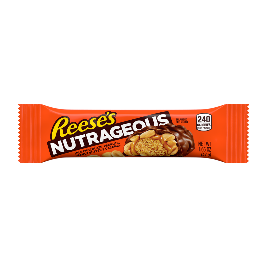REESE S NUTRAGEOUS Milk Chocolate Peanut Butter Candy Bar 1.66 oz