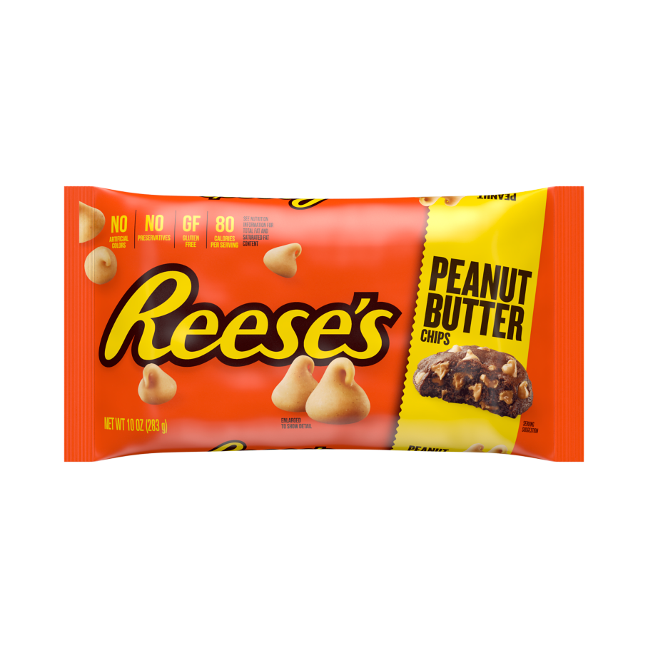 Reeses Peanut Butter Chips 10 Oz Bag