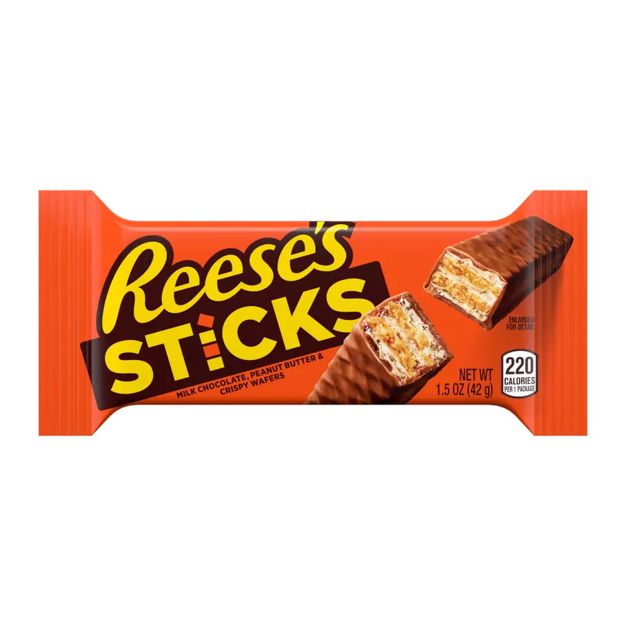 REESE'S STICKS Milk Chocolate Peanut Butter Candy Bar, 1.5 oz