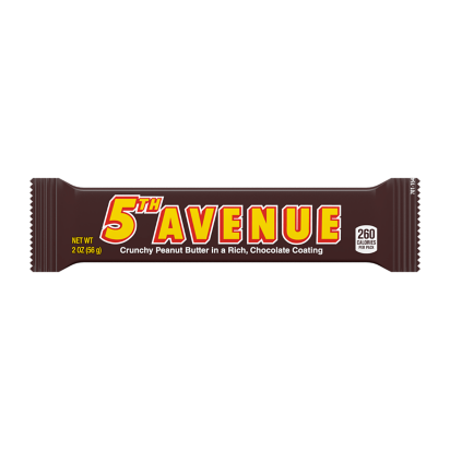 5TH AVENUE Crunchy Peanut Butter in Chocolate Candy Bar, 2 oz