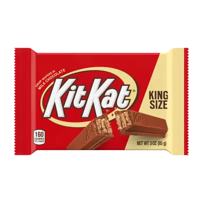 KIT KAT Milk Chocolate King Size Candy Bar 3 oz