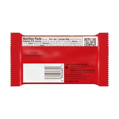 KIT KAT® Milk Chocolate Candy Bar, 1.5 oz