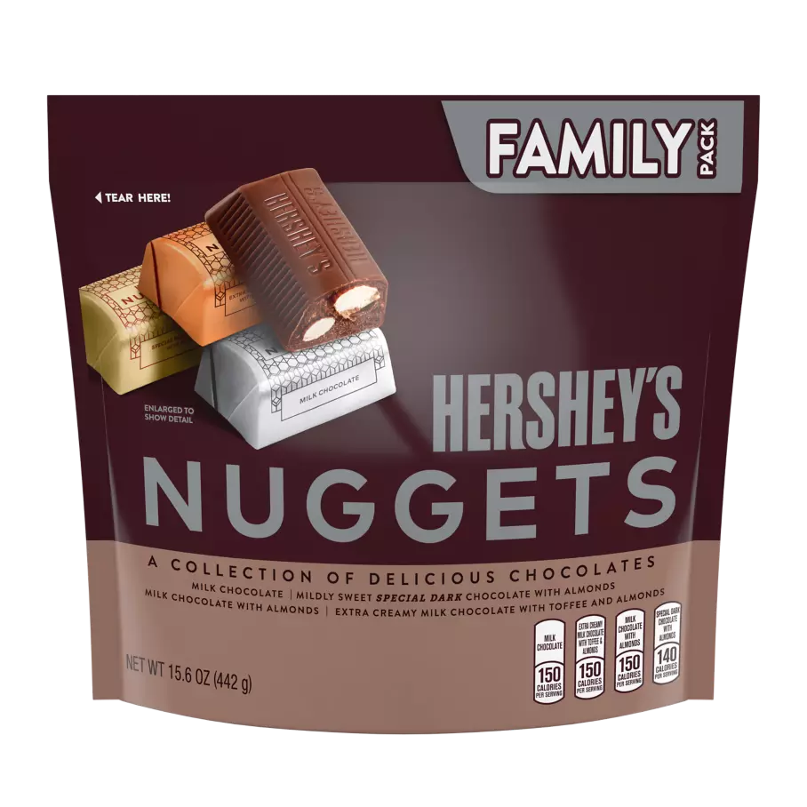 HERSHEY'S NUGGETS Assortment, 15.6 oz pack - Front of Package