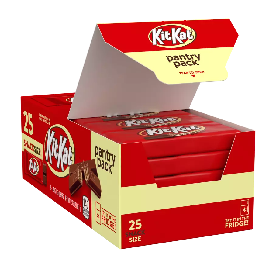 KIT KAT® Pantry Pack Milk Chocolate Bars, 12.25 oz, 25 count