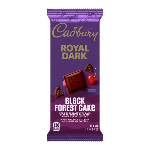 CADBURY ROYAL DARK Black Forest Cake XL Candy Bar,  oz