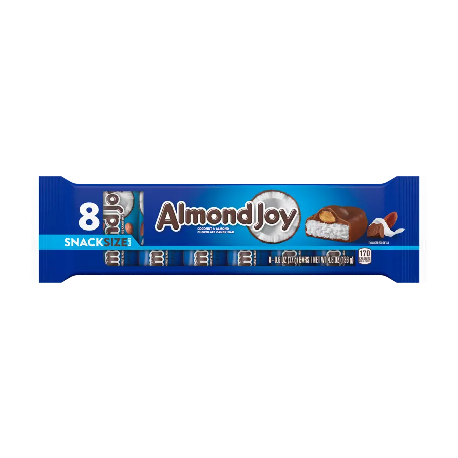 ALMOND JOY Milk Chocolate Coconut Almond Standard Size 1.61oz