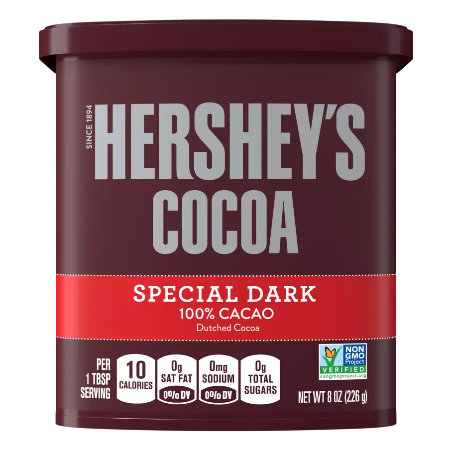 HERSHEY'S Special Dark Cocoa Baking Powder 8oz Canister