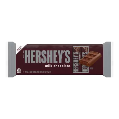 HERSHEY S Milk Chocolate Snack Size Candy Bars 3.6 oz 8 pack