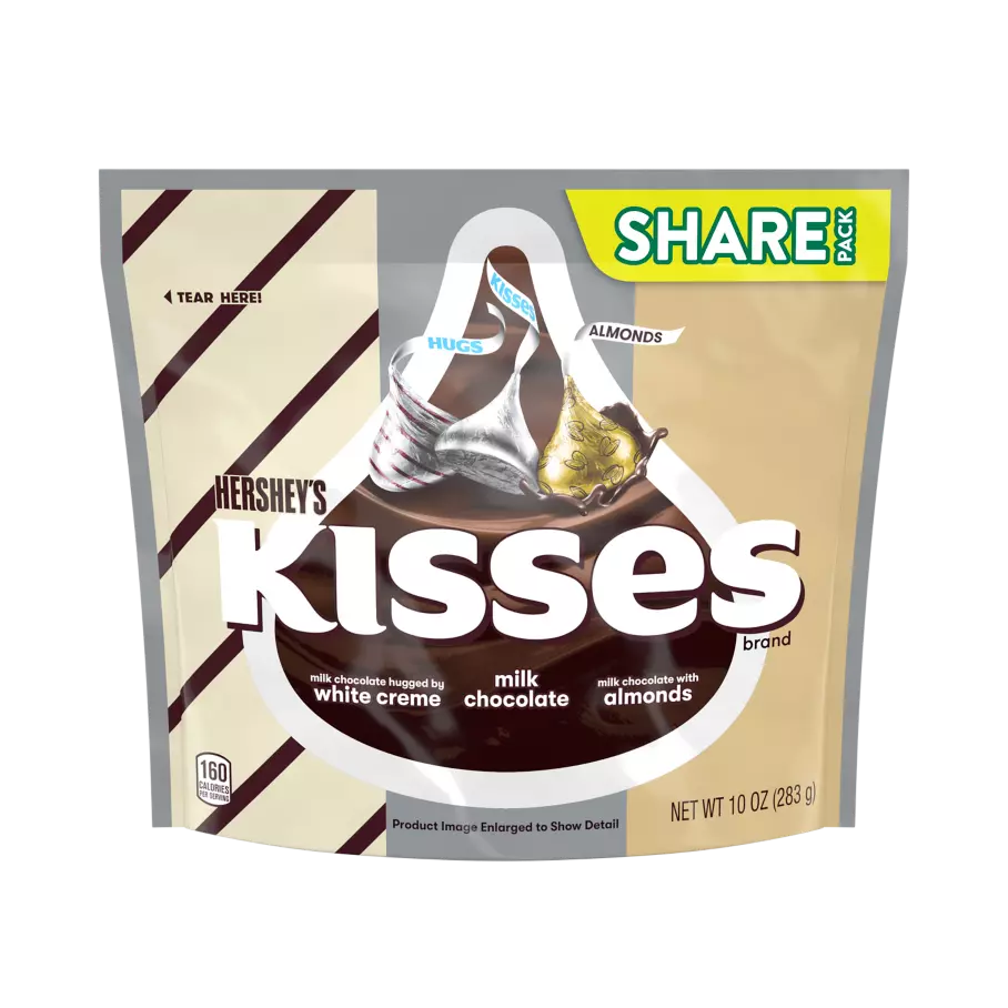 HERSHEY'S KISSES Assortment, 10 oz pack - Front of Package