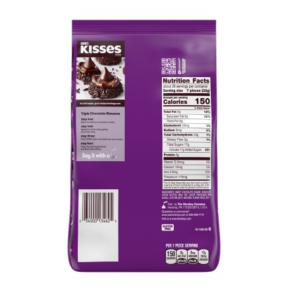 HERSHEY S KISSES SPECIAL DARK Mildly Sweet Chocolate Candy 32.1