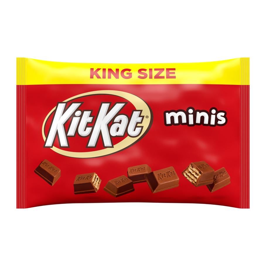 KIT KAT® Minis Milk Chocolate King Size Candy Bars, 2.2 oz bag