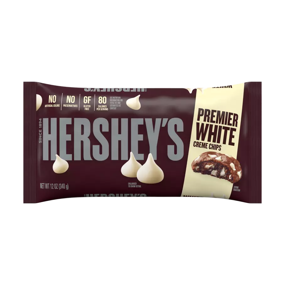 HERSHEY'S Egg-Shaped White Creme Chips, 7 oz bag