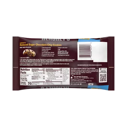 HERSHEY S 25 Less Sugar Semi Sweet Chocolate Chips 10 oz bag