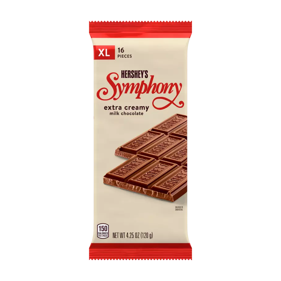 SYMPHONY Milk Chocolate XL Candy Bar, 4.25 oz - Front of Package