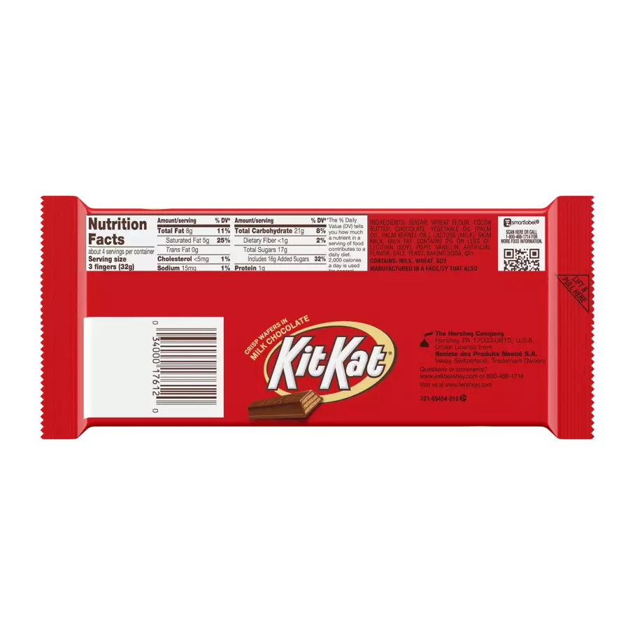 KIT KAT® Milk Chocolate XL Candy Bar, 4.5 oz