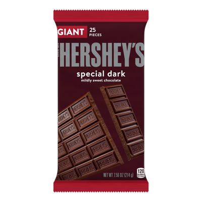 HERSHEY'S Milk Chocolate Giant Candy Bar, 7.56 Oz