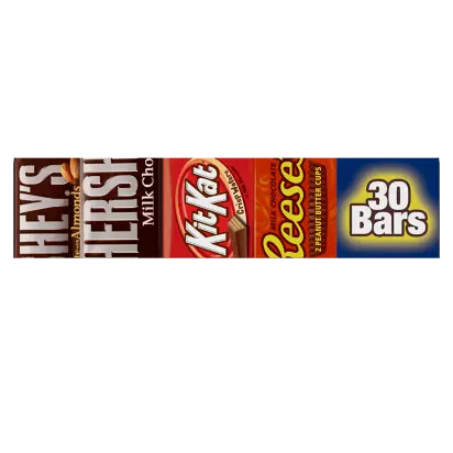 HERSHEY'S Favorite Standard Size Variety Pack 30 Candy Bars
