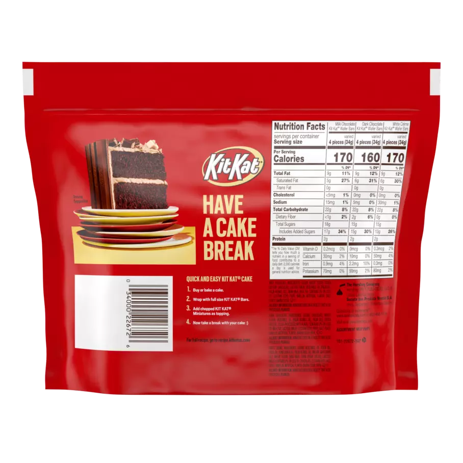 KIT KAT® Miniatures Assorted Candy Bars, 10.1 oz bag
