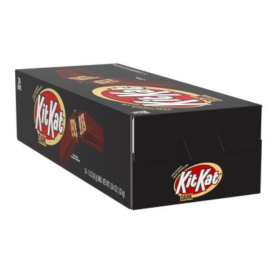 KIT KAT Dark Chocolate Candy Bars 1 5 Oz Box 24 Pack   0 34000 23643 5 701 23643 008 Box Closed Left