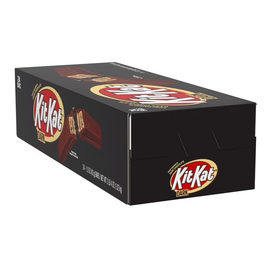KIT KAT® Dark Chocolate Candy Bars, 1.5 oz box, 24 pack