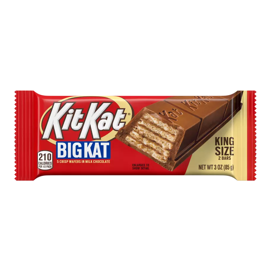 KIT KAT BIG KAT Milk Chocolate King Size Candy Bar 3 oz