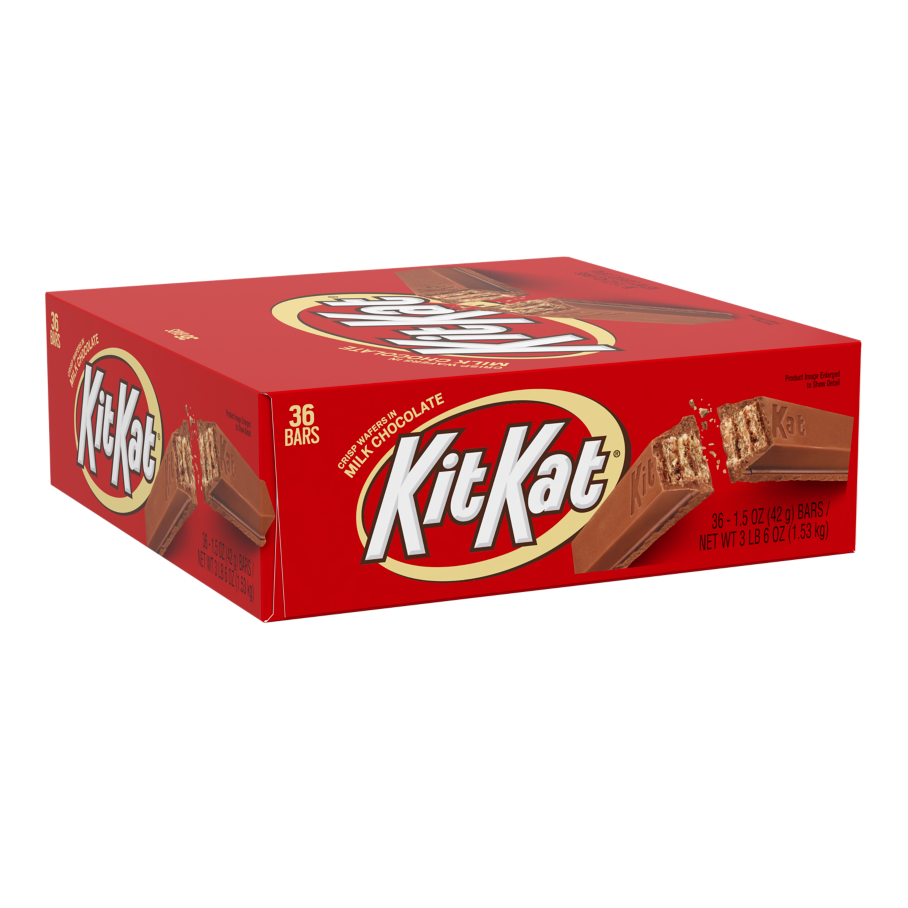 KIT Milk Chocolate Candy Bars, 1.5 oz 36 pack