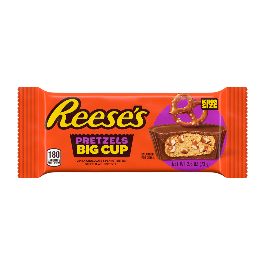 REESE'S Big Cup with Pretzels King Size Peanut Butter Cups ...