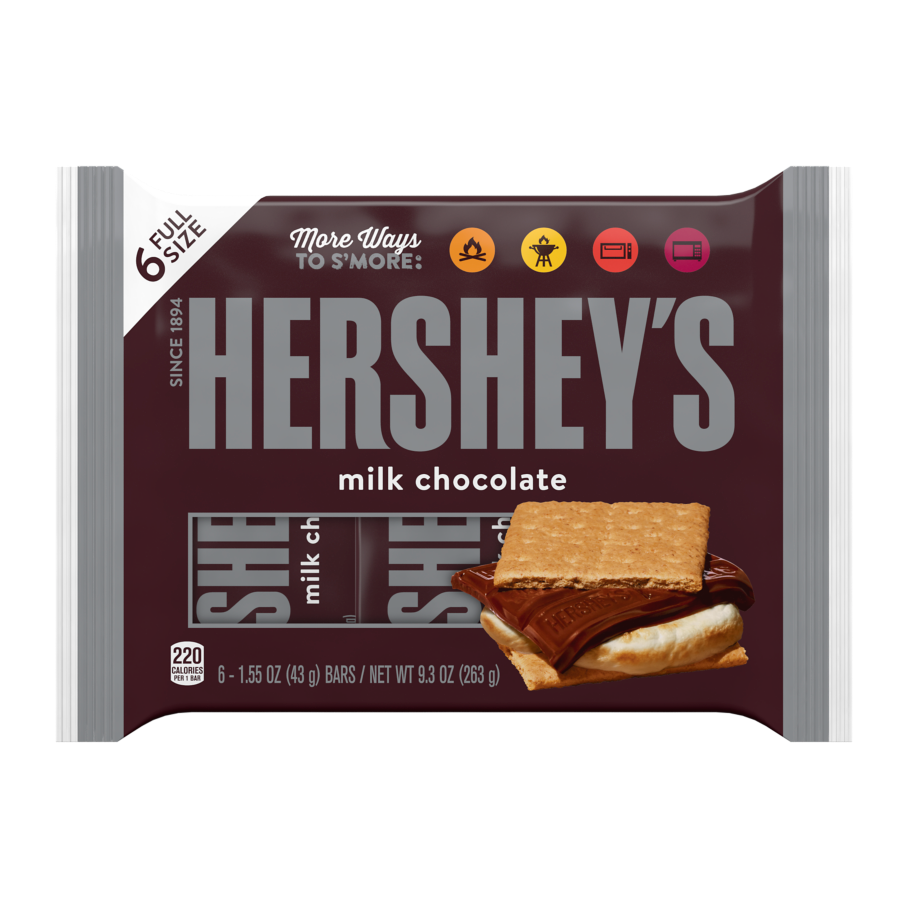 Hershey's Milk Chocolate Candy Bar - 6ct