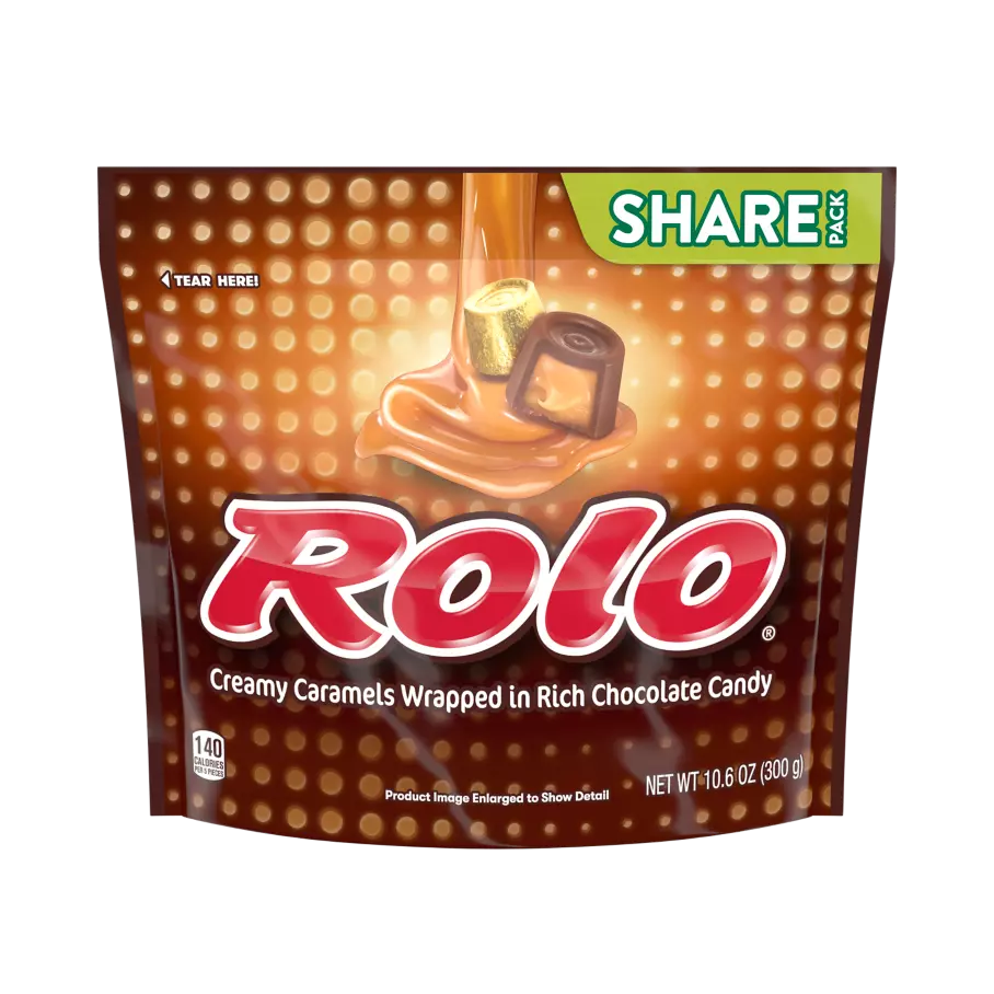 ROLO® Creamy Caramels in Rich Chocolate Candy, 5.3 oz bag