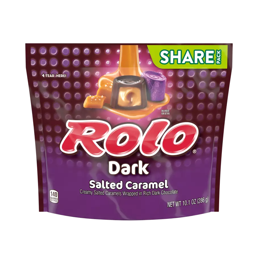 ROLO® Dark Salted Caramel in Rich Dark Chocolate Candy, 10.1 oz bag