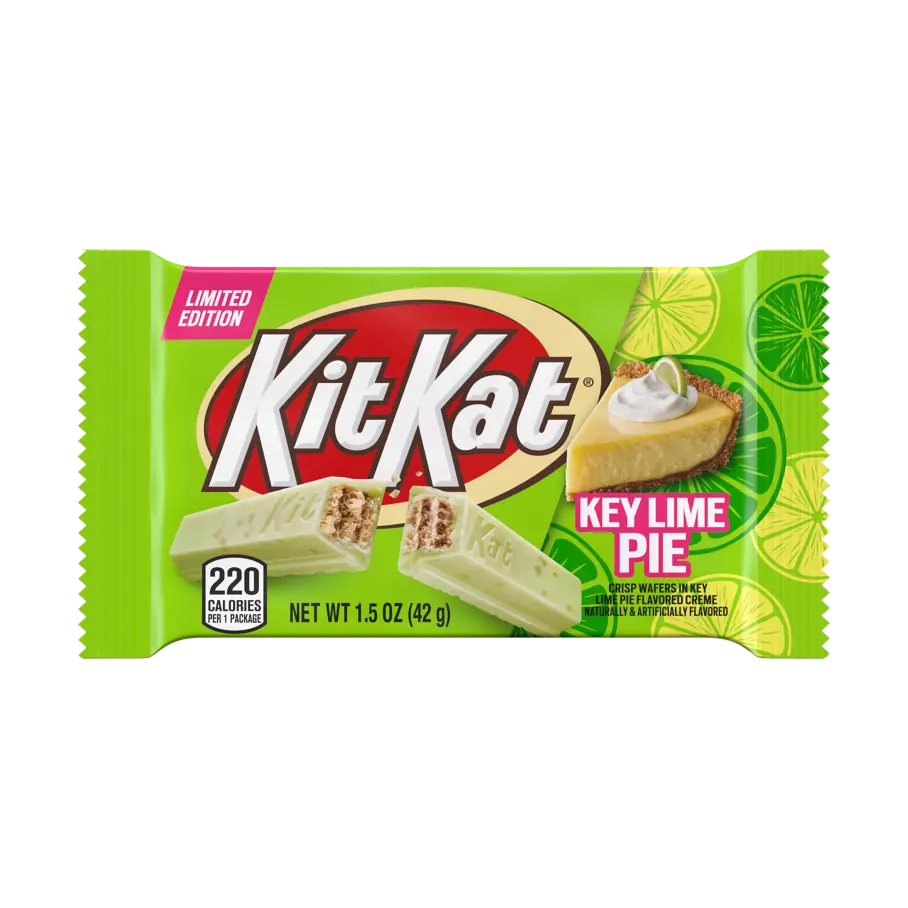 KIT KAT® Key Lime Pie Candy Bar, 1.5 oz - Front of Package